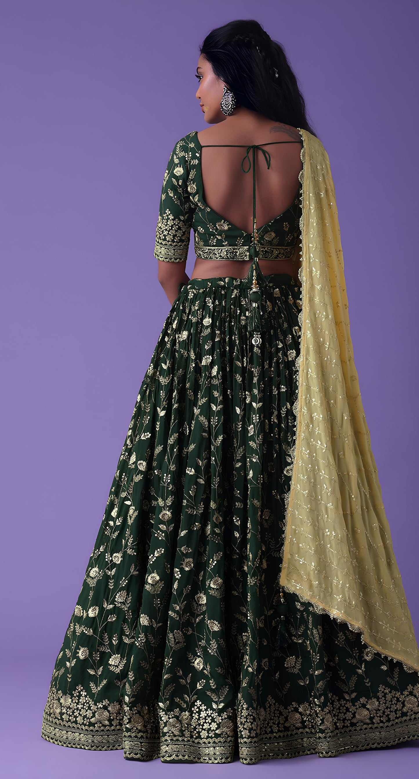 Latest Semi Stitched Lehenga Choli With Dupatta