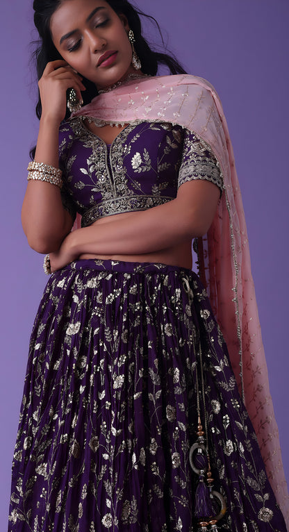 Latest Semi Stitched Lehenga Choli With Dupatta