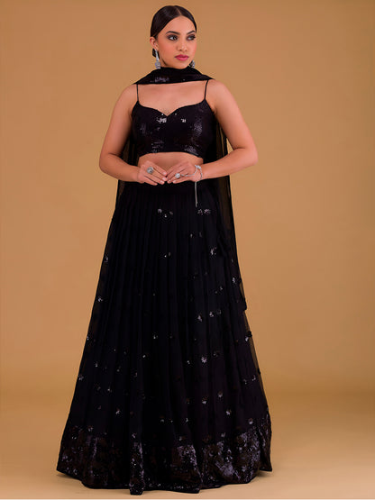 Latest Semi Stitched Lehenga Choli With Dupatta