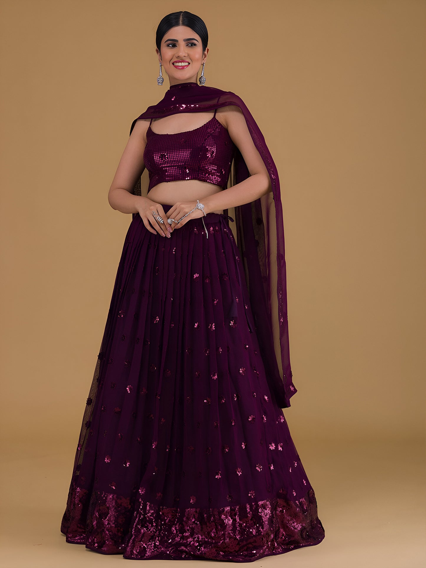 Latest Semi Stitched Lehenga Choli With Dupatta