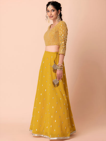 Latest Semi Stitched Lehenga Choli With Dupatta