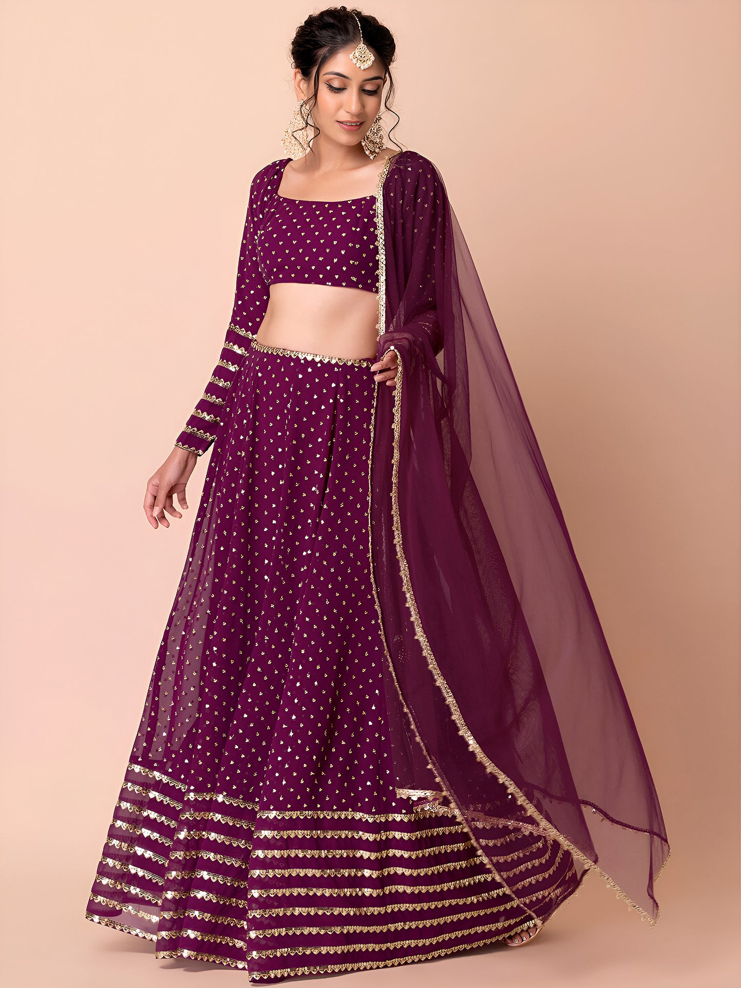 Latest Semi Stitched Lehenga Choli With Dupatta