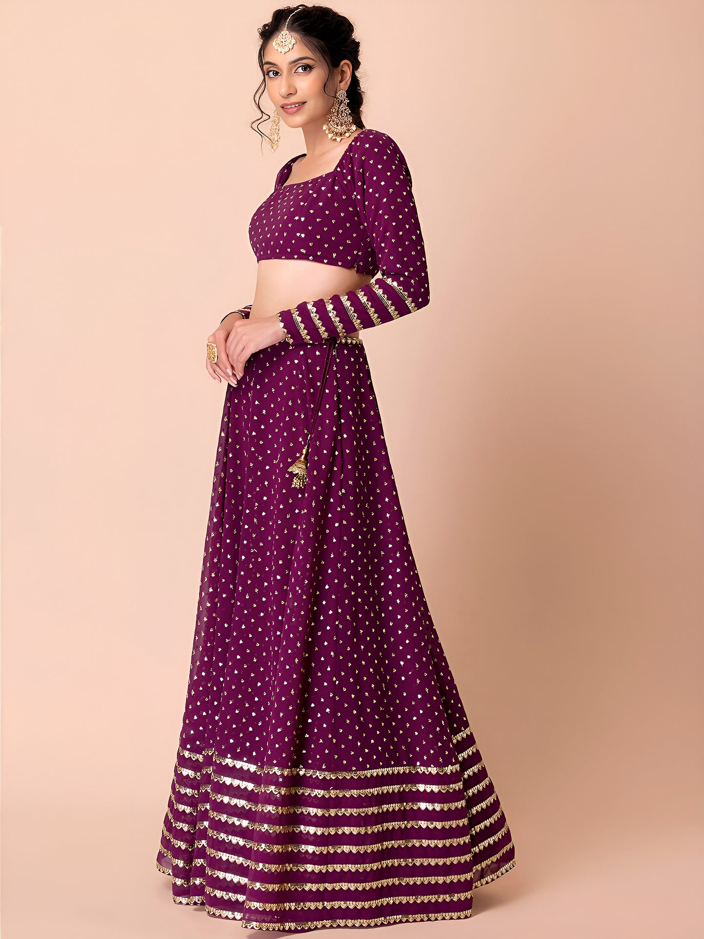 Latest Semi Stitched Lehenga Choli With Dupatta