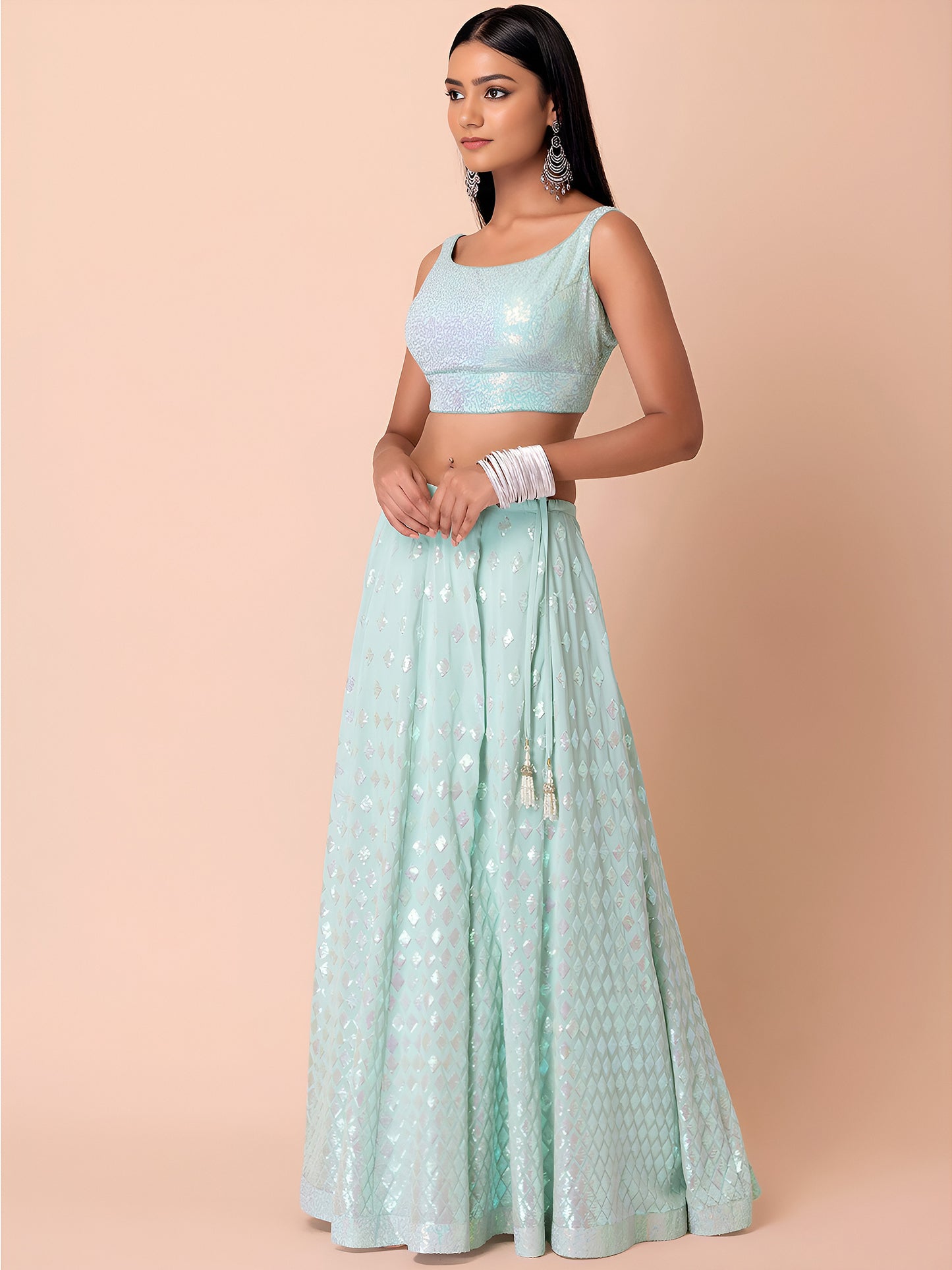 Latest Semi Stitched Lehenga Choli With Dupatta