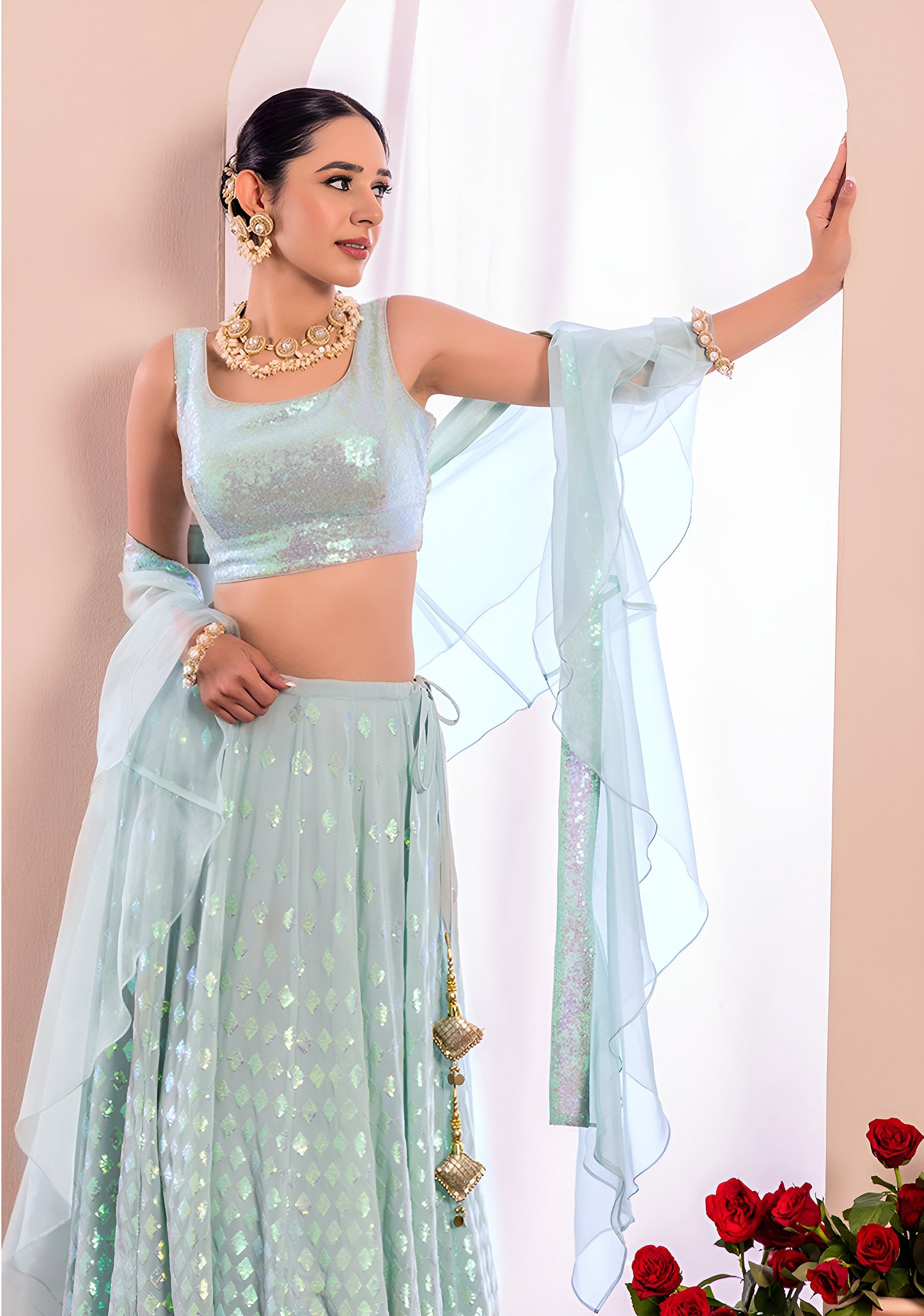 Latest Semi Stitched Lehenga Choli With Dupatta