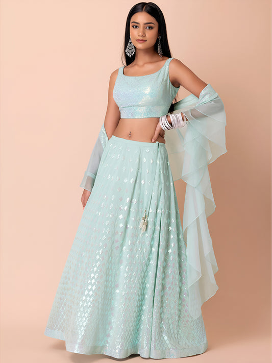 Latest Semi Stitched Lehenga Choli With Dupatta