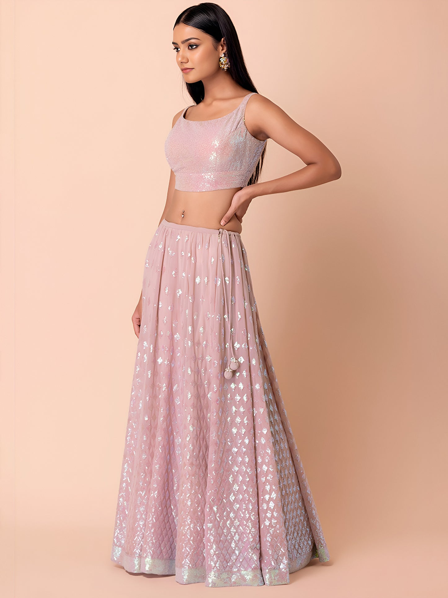Latest Semi Stitched Lehenga Choli With Dupatta