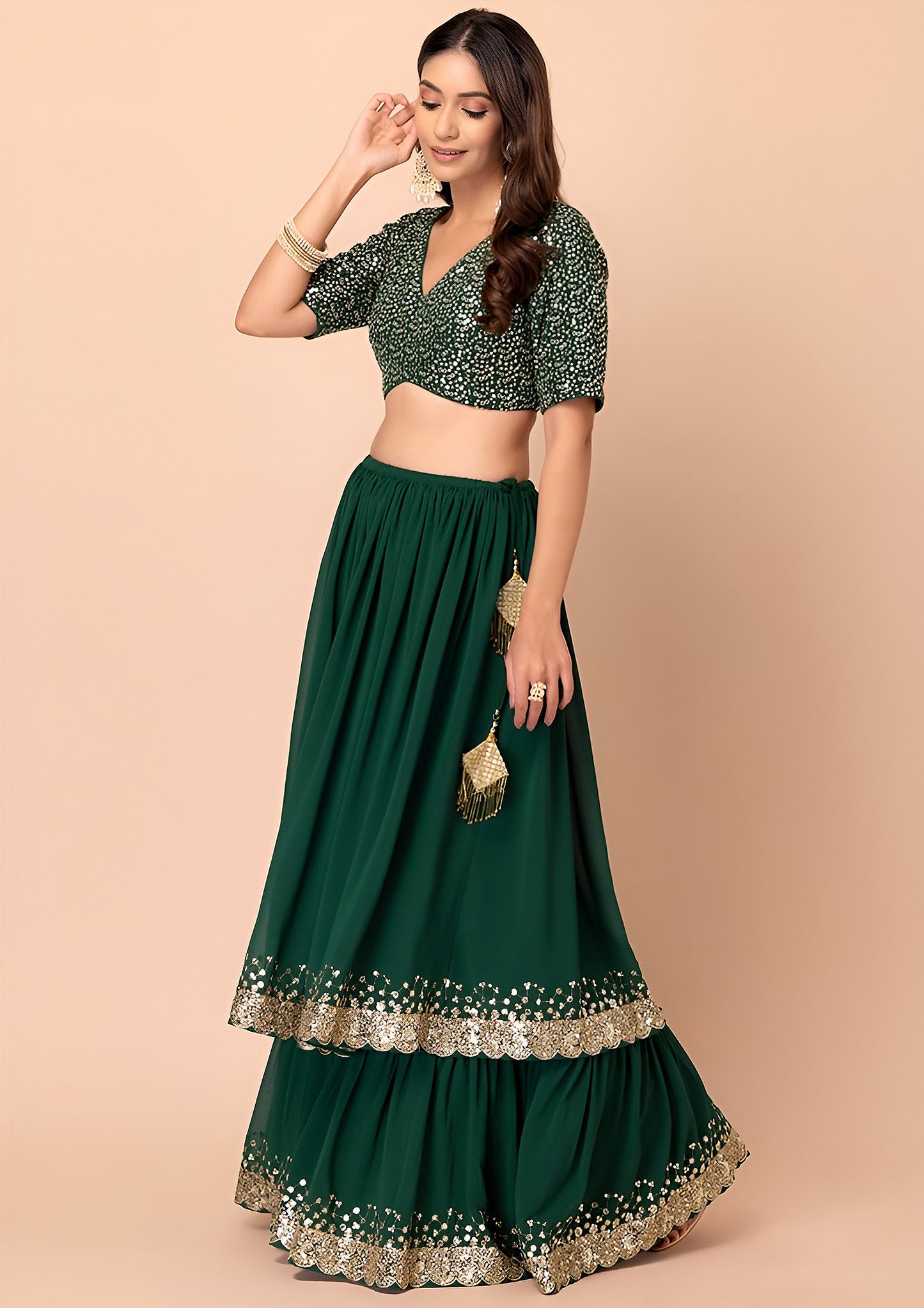 Latest Semi Stitched Lehenga Choli With Dupatta