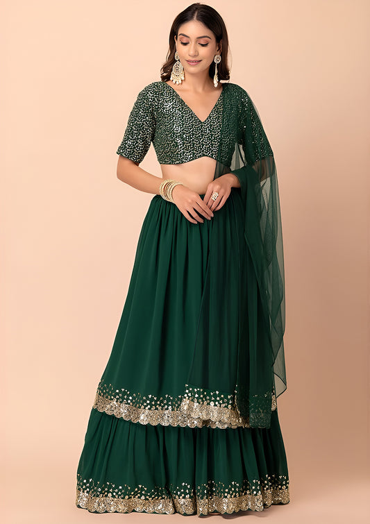 Latest Semi Stitched Lehenga Choli With Dupatta