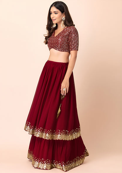 Latest Semi Stitched Lehenga Choli With Dupatta