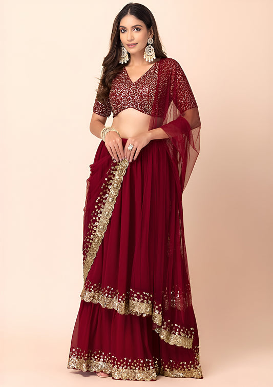 Latest Semi Stitched Lehenga Choli With Dupatta