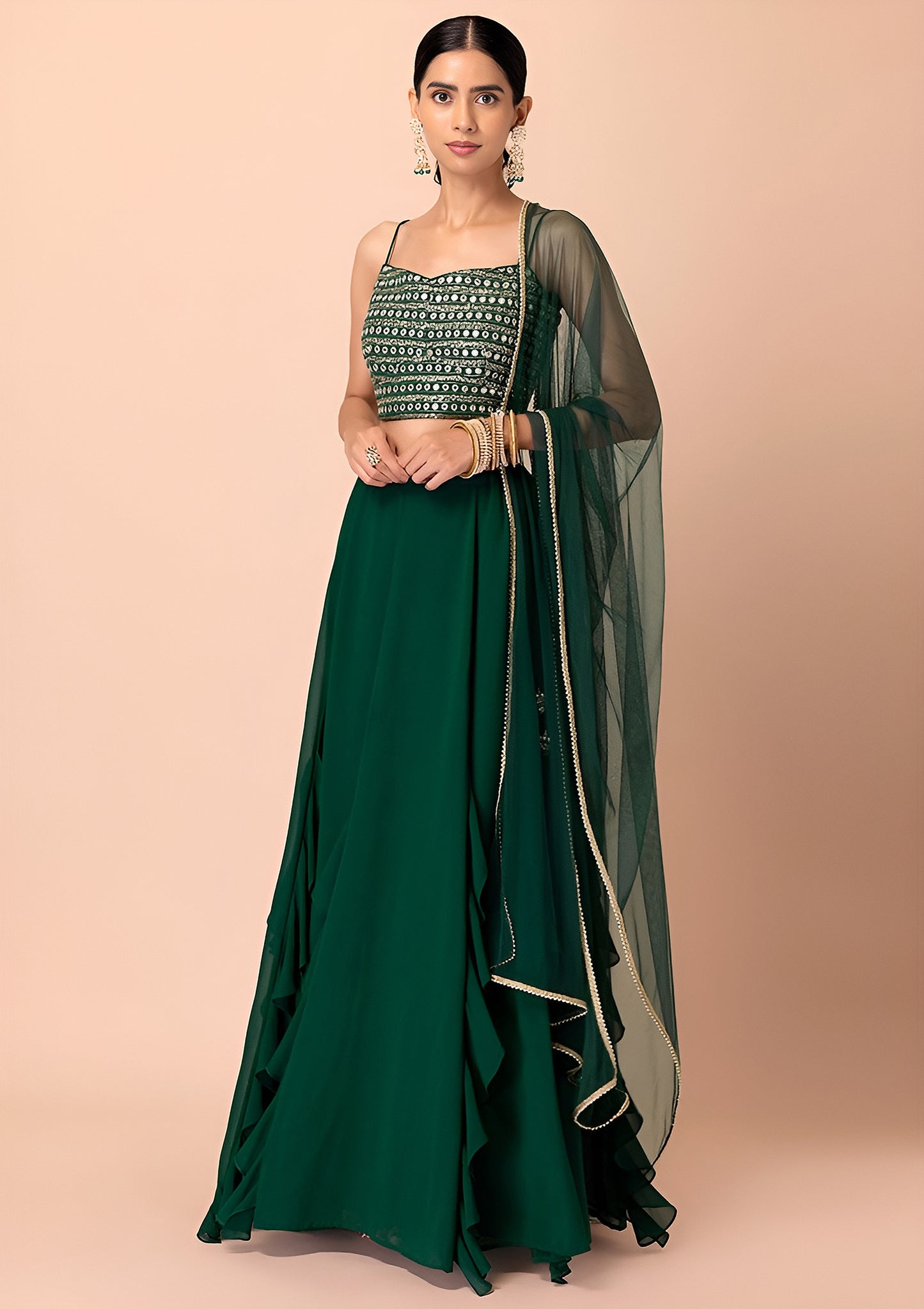 Latest Semi Stitched Lehenga Choli With Dupatta