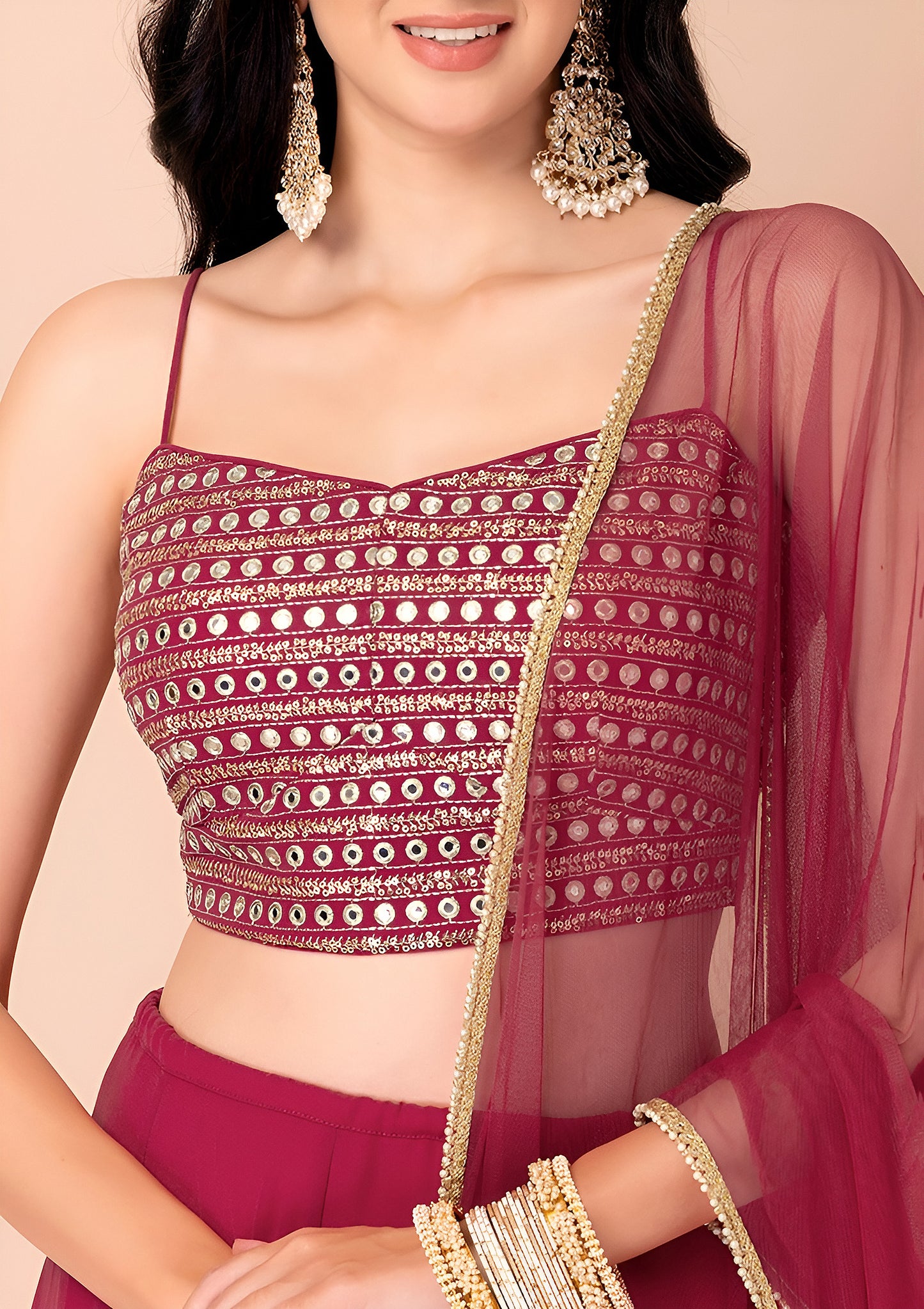 Latest Semi Stitched Lehenga Choli With Dupatta