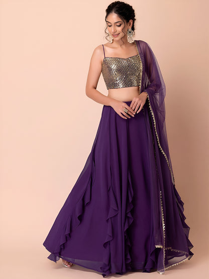 Latest Semi Stitched Lehenga Choli With Dupatta