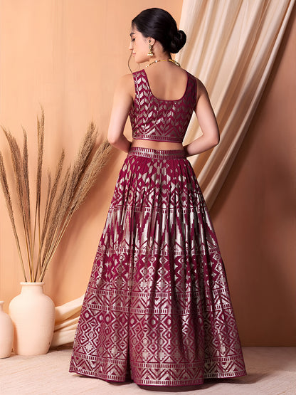 Latest Semi Stitched Lehenga Choli With Dupatta