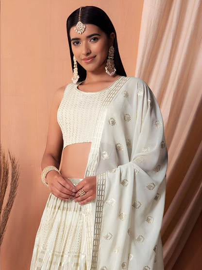 Latest Semi Stitched Lehenga Choli With Dupatta