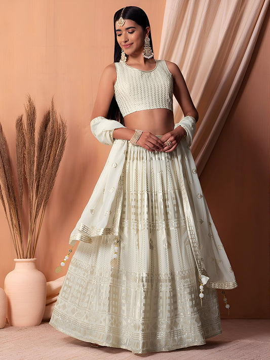 Latest Semi Stitched Lehenga Choli With Dupatta