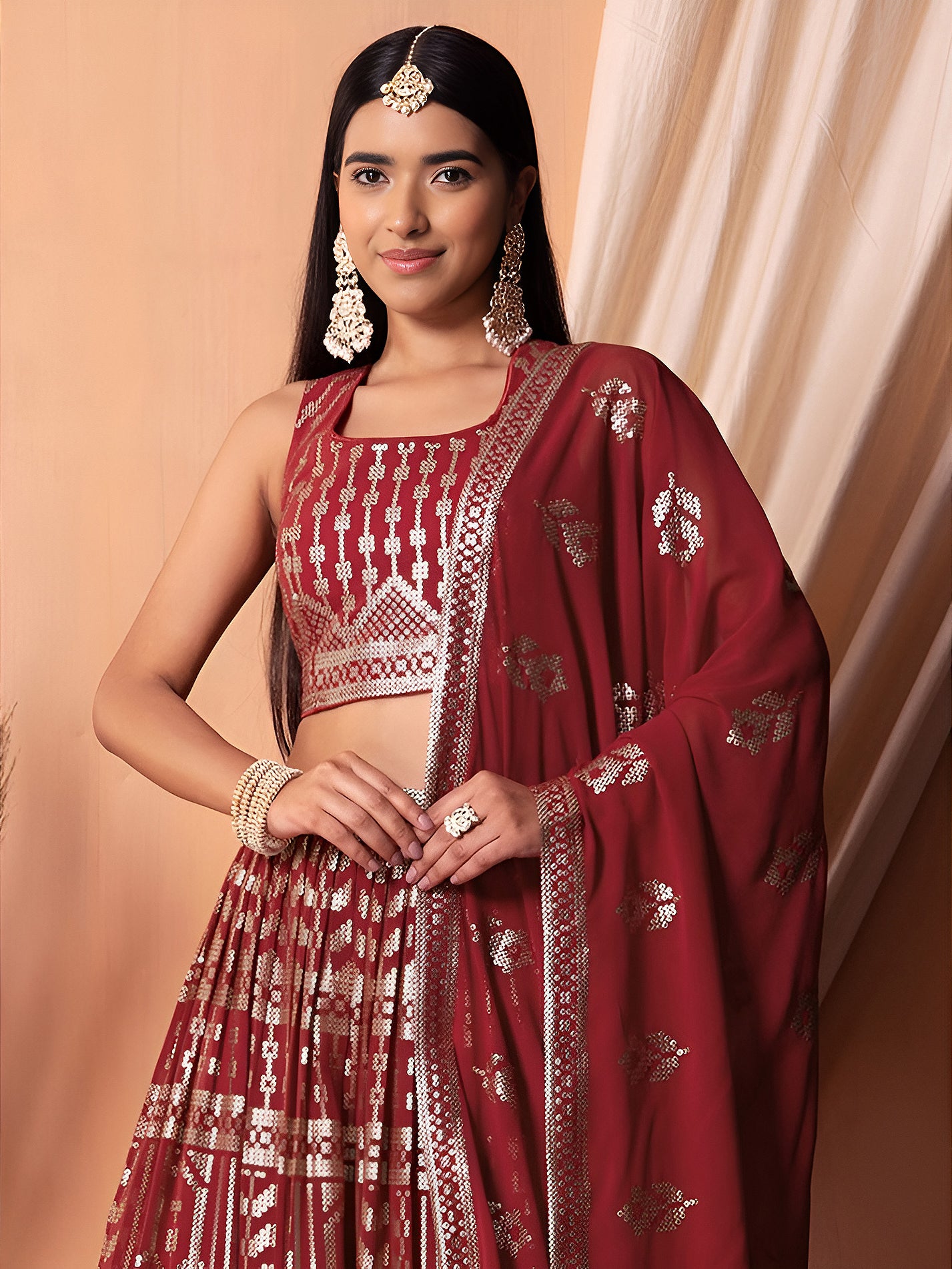 Latest Semi Stitched Lehenga Choli With Dupatta