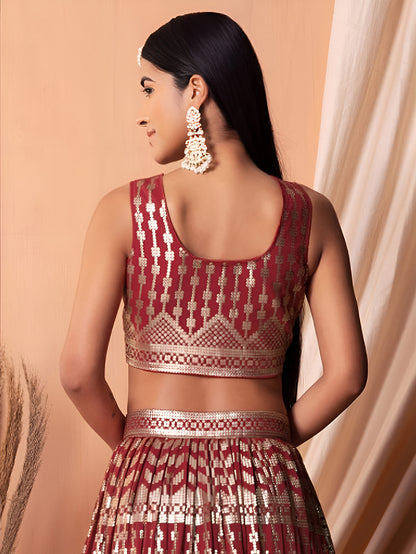 Latest Semi Stitched Lehenga Choli With Dupatta