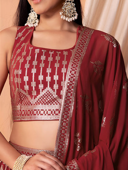 Latest Semi Stitched Lehenga Choli With Dupatta