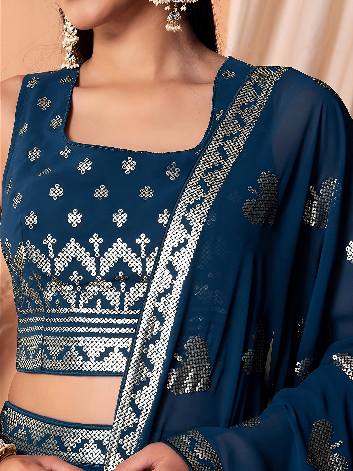 Latest Semi Stitched Lehenga Choli With Dupatta