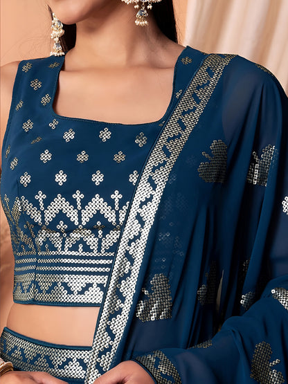 Latest Semi Stitched Lehenga Choli With Dupatta