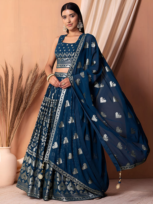 Latest Semi Stitched Lehenga Choli With Dupatta