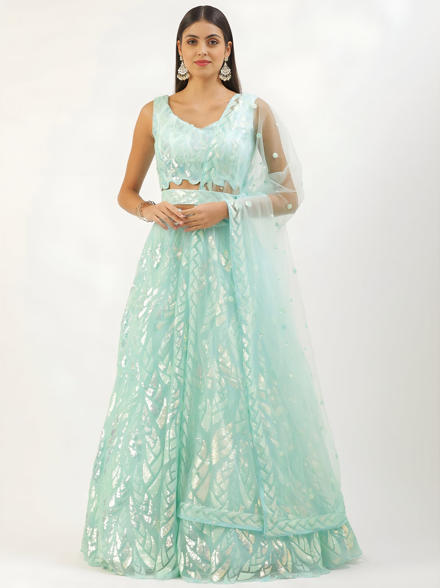 Latest Semi Stitched Lehenga Choli With Dupatta