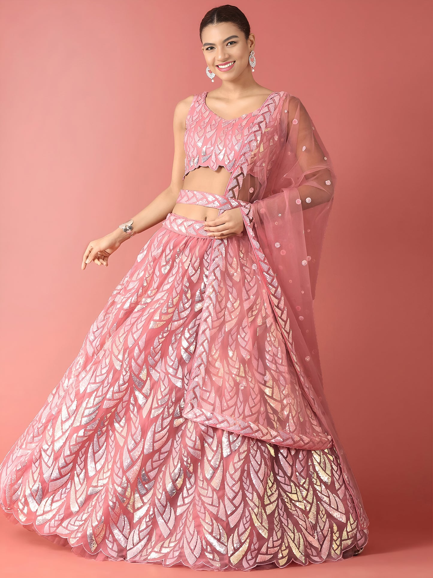 Latest Semi Stitched Lehenga Choli With Dupatta