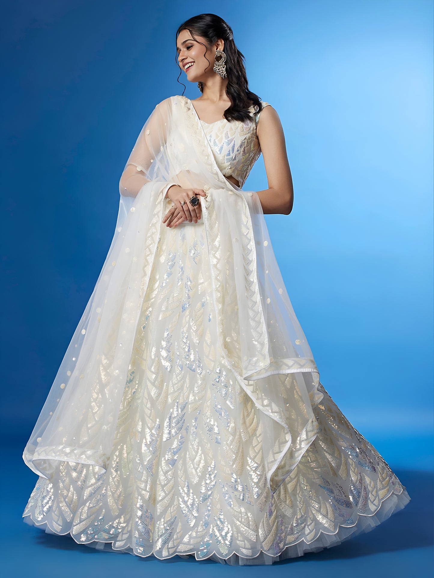 Latest Semi Stitched Lehenga Choli With Dupatta