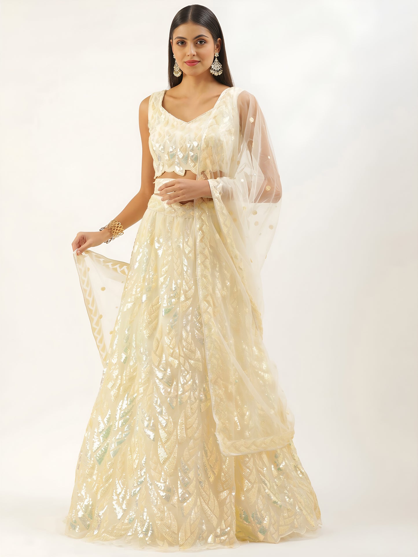 Latest Semi Stitched Lehenga Choli With Dupatta