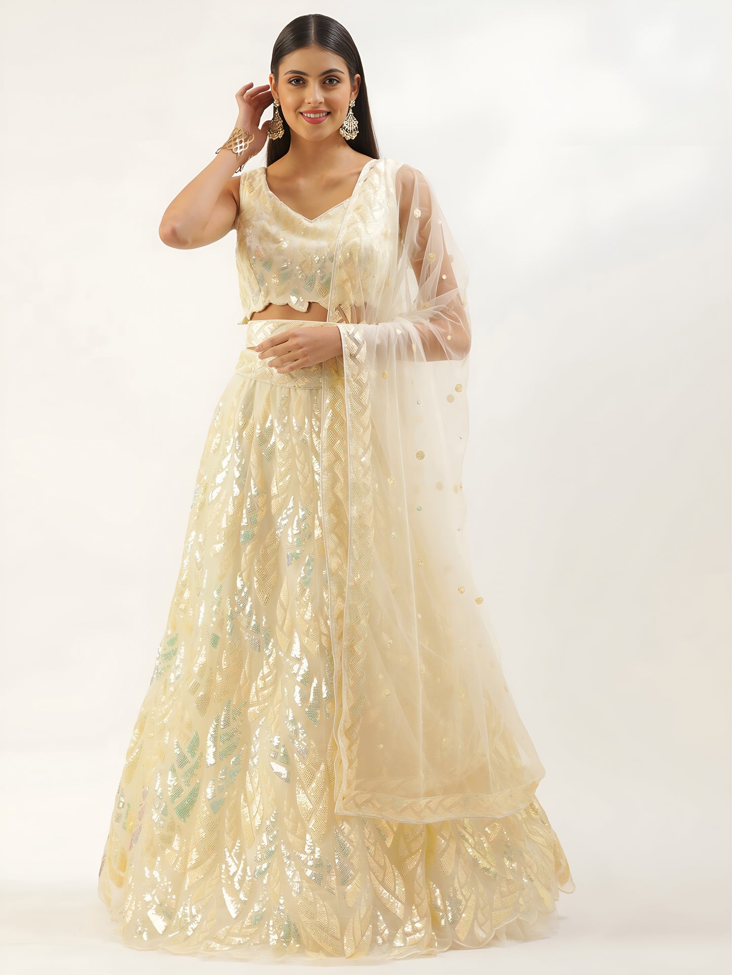 Latest Semi Stitched Lehenga Choli With Dupatta