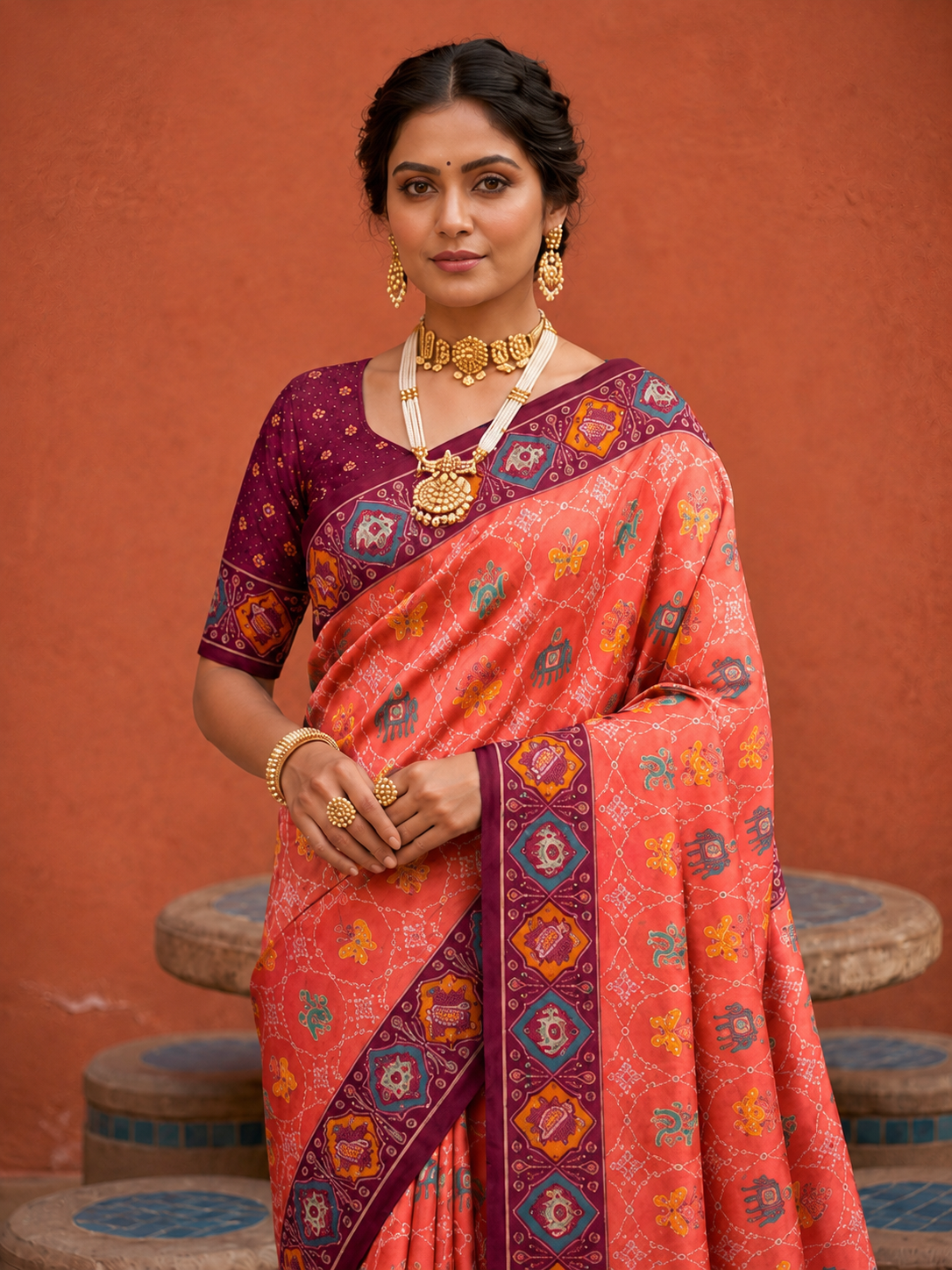 Catalogue Designer Silk Saree