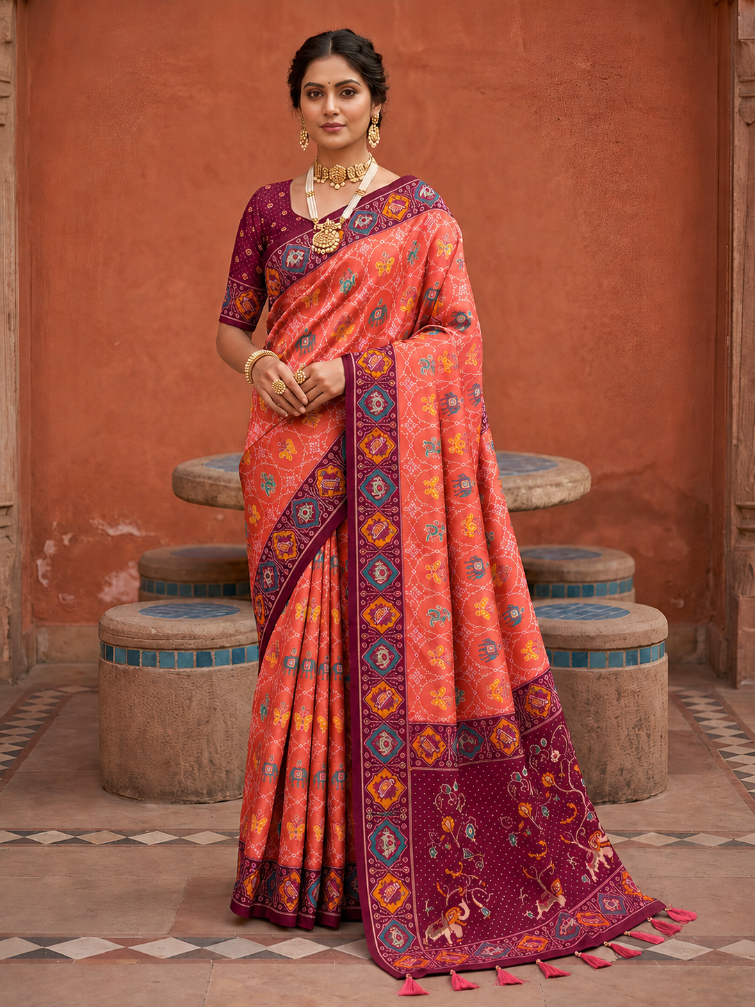 Catalogue Designer Silk Saree