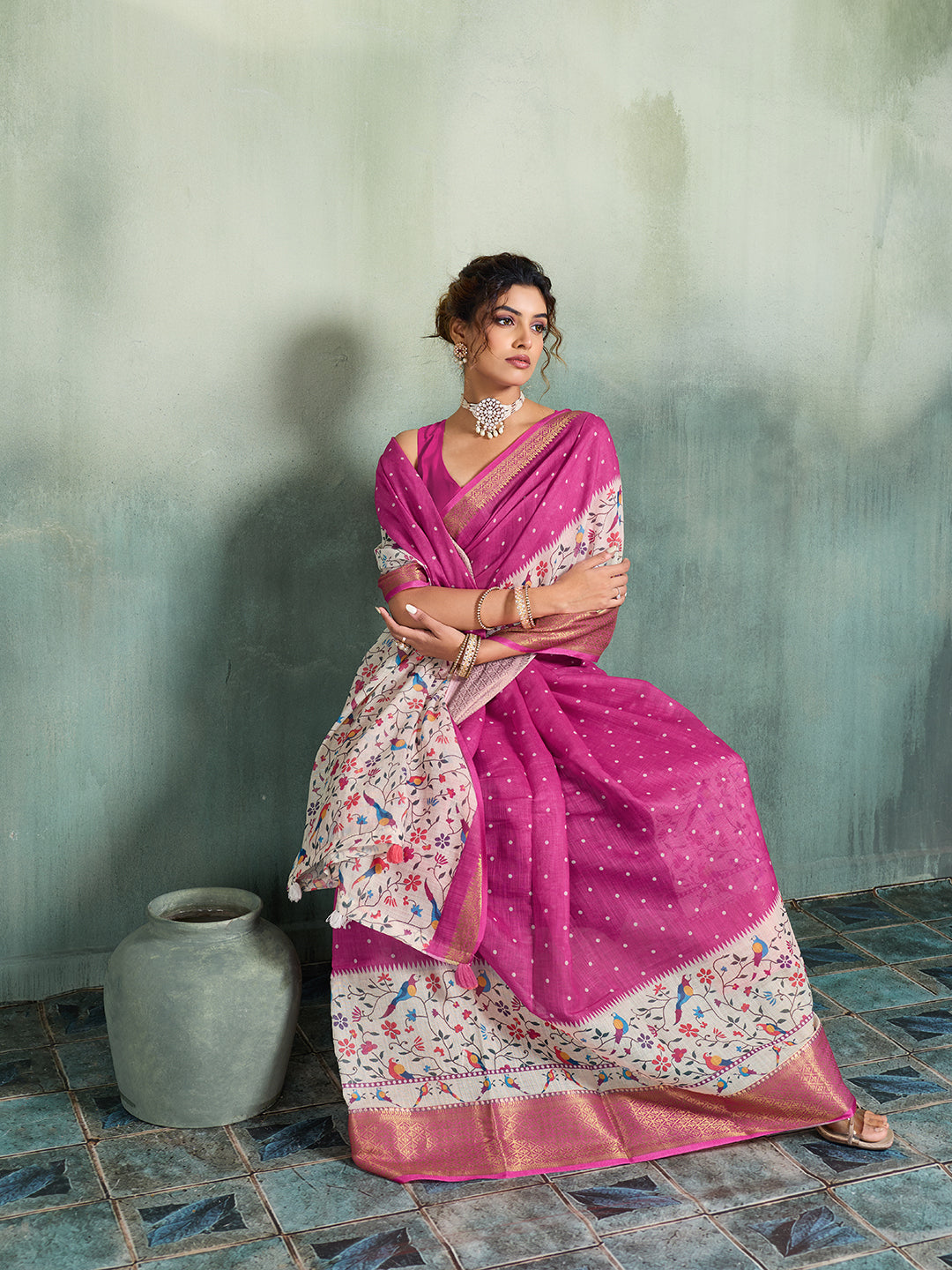 Catalogue Designer Silk Saree