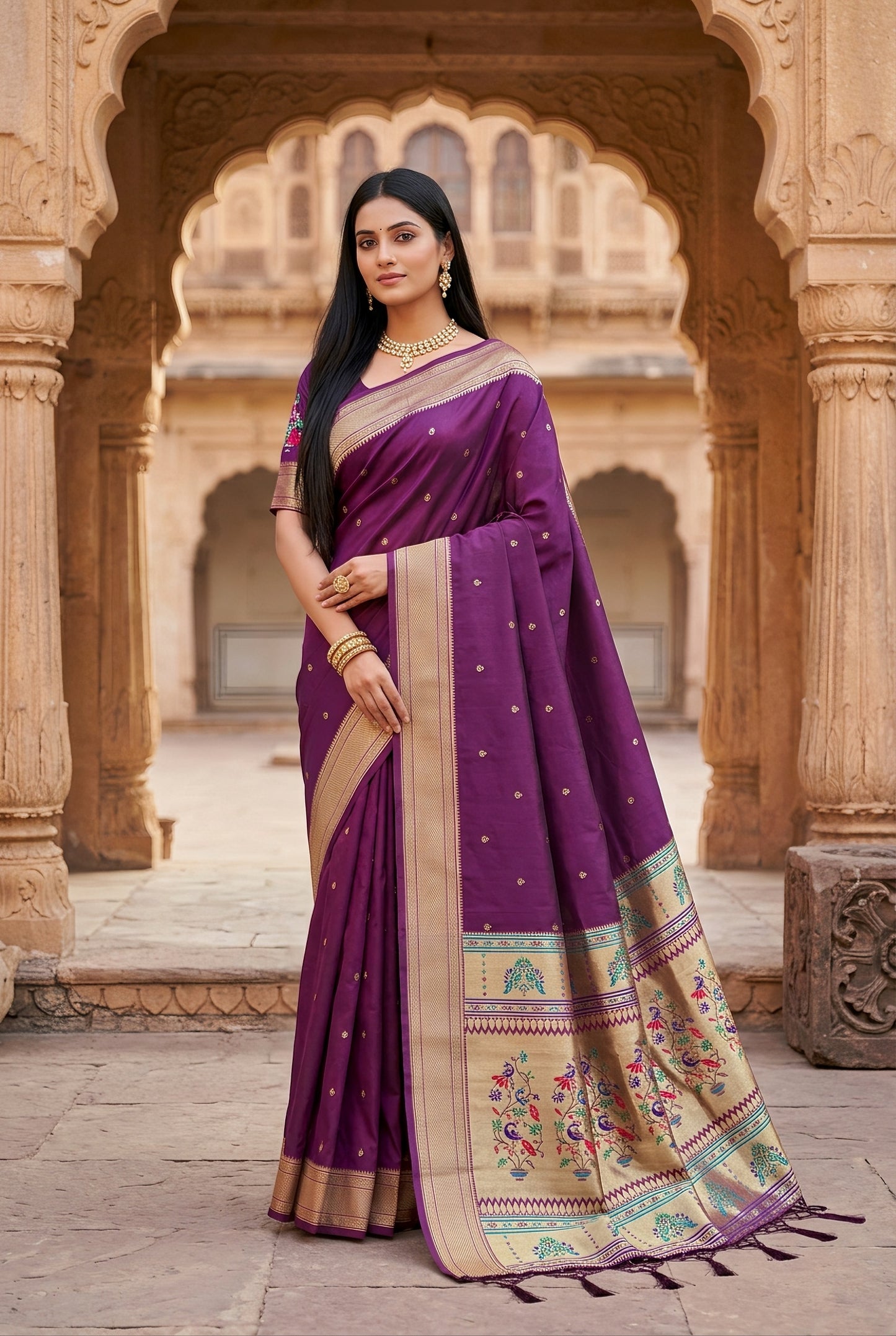 Catalogue Designer Paithani  Silk Saree