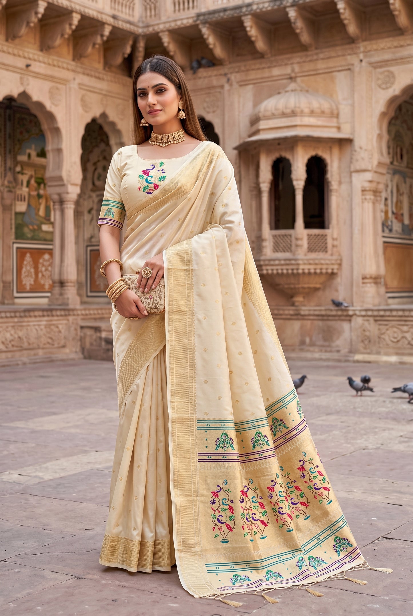Catalogue Designer Paithani  Silk Saree