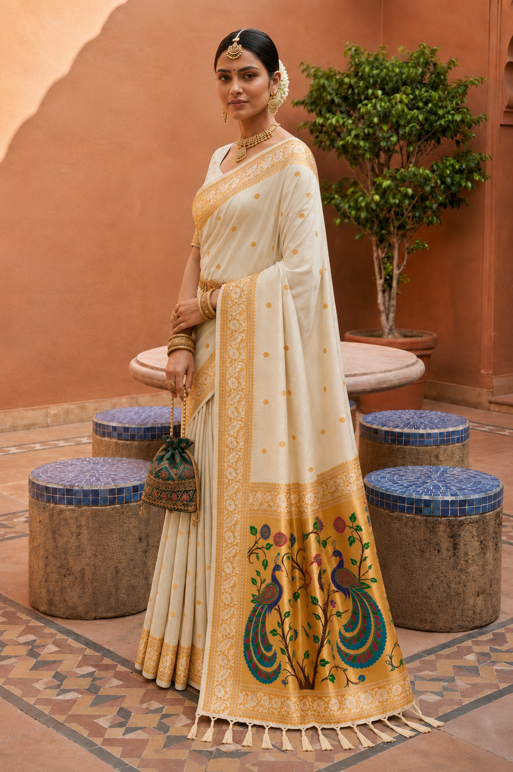 Catalogue Designer Soft Paithani Silk Saree