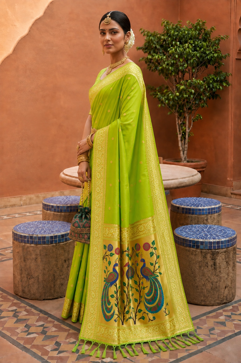 Catalogue Designer Soft Paithani Silk Saree