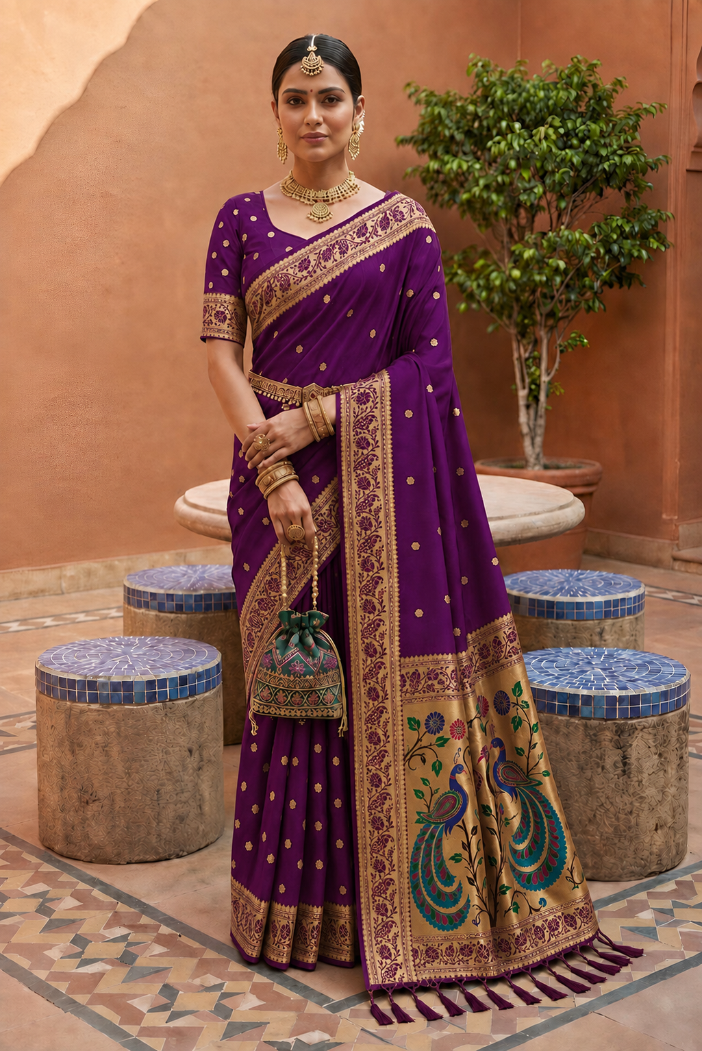 Catalogue Designer Soft Paithani Silk Saree