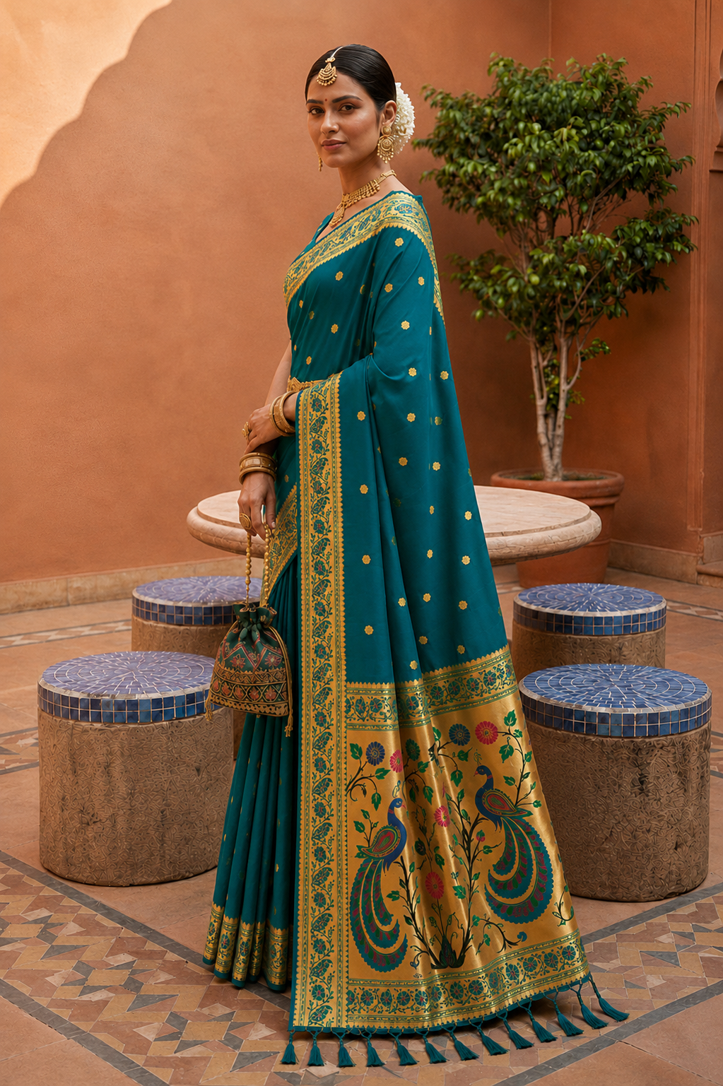 Catalogue Designer Soft Paithani Silk Saree