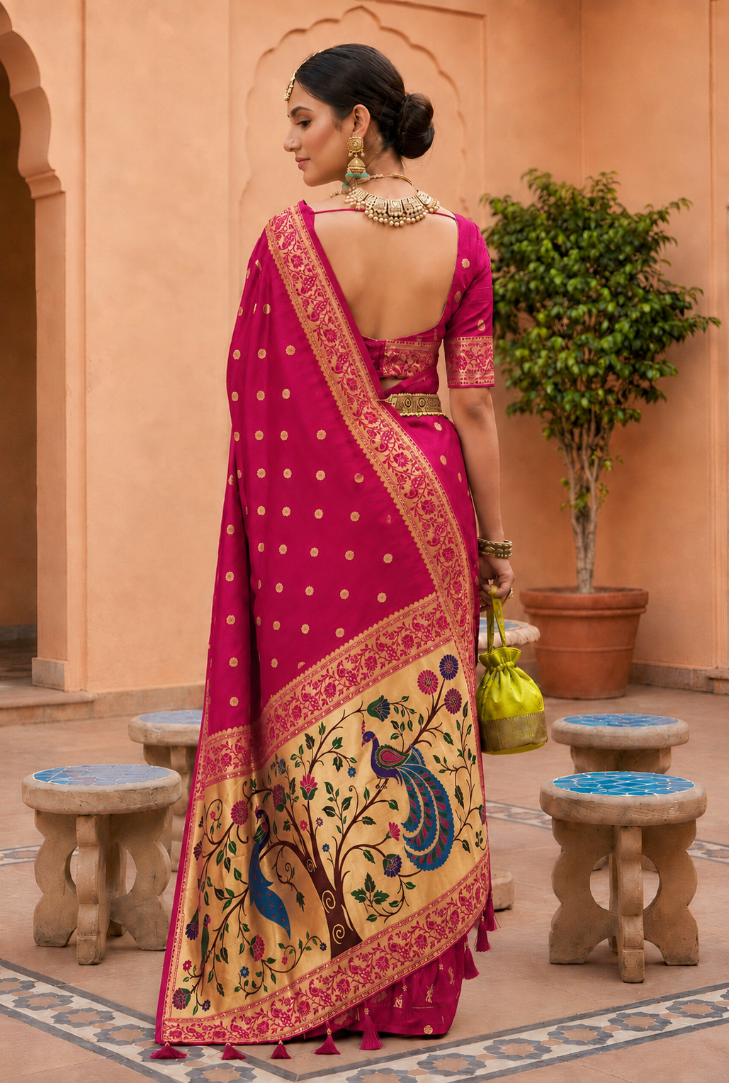 Catalogue Designer Soft Paithani Silk Saree