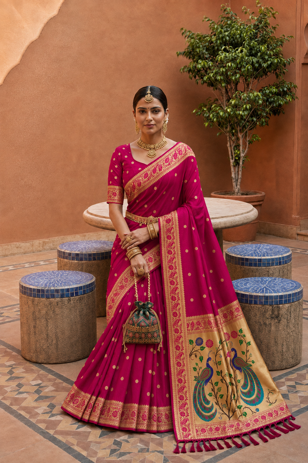 Catalogue Designer Soft Paithani Silk Saree