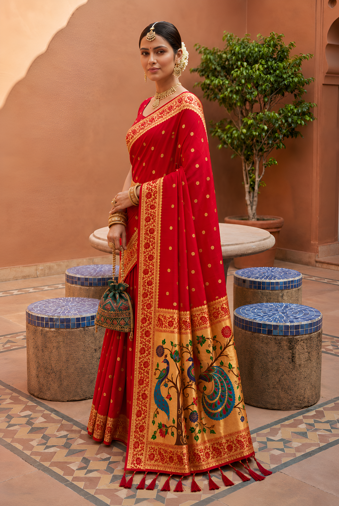 Catalogue Designer Soft Paithani Silk Saree