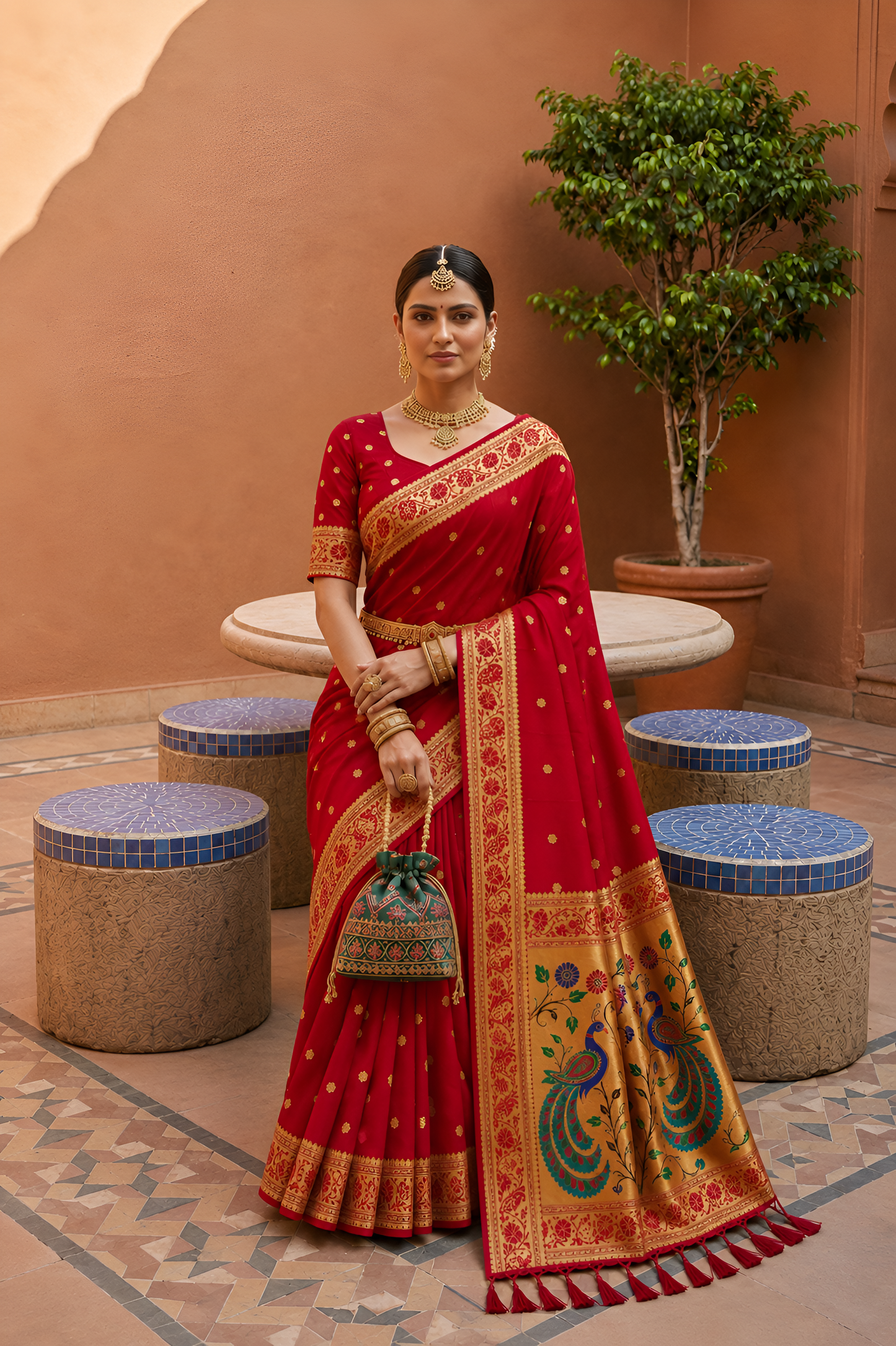 Catalogue Designer Soft Paithani Silk Saree