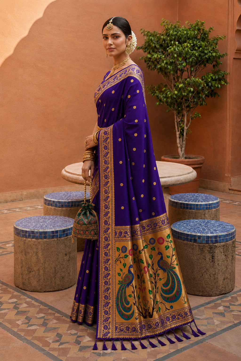 Catalogue Designer Soft Paithani Silk Saree