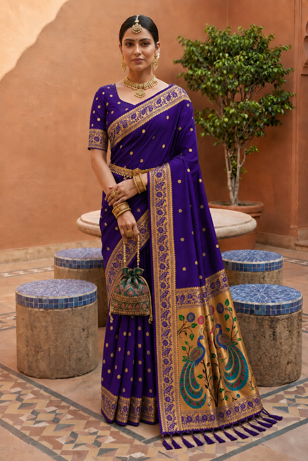 Catalogue Designer Soft Paithani Silk Saree