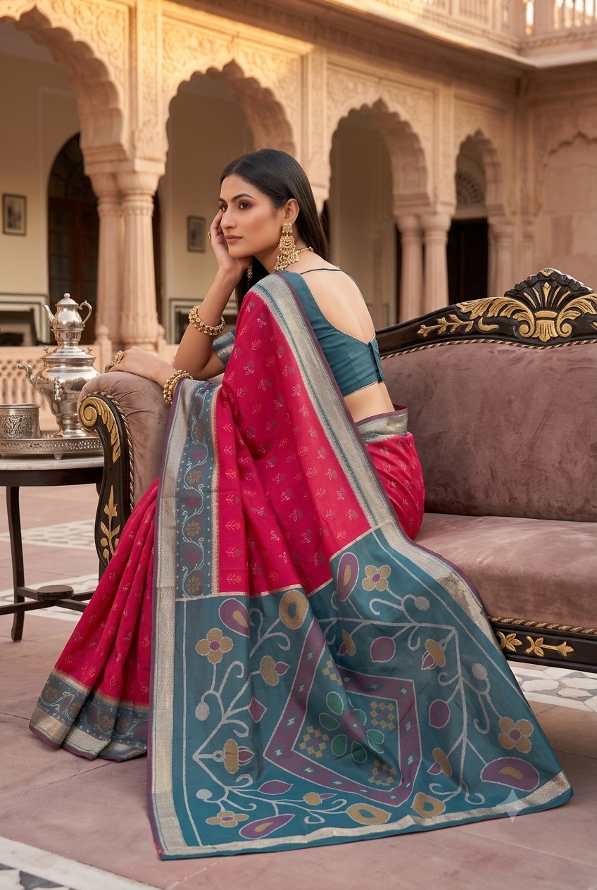 Catalogue Designer Pochampalli Silk Saree