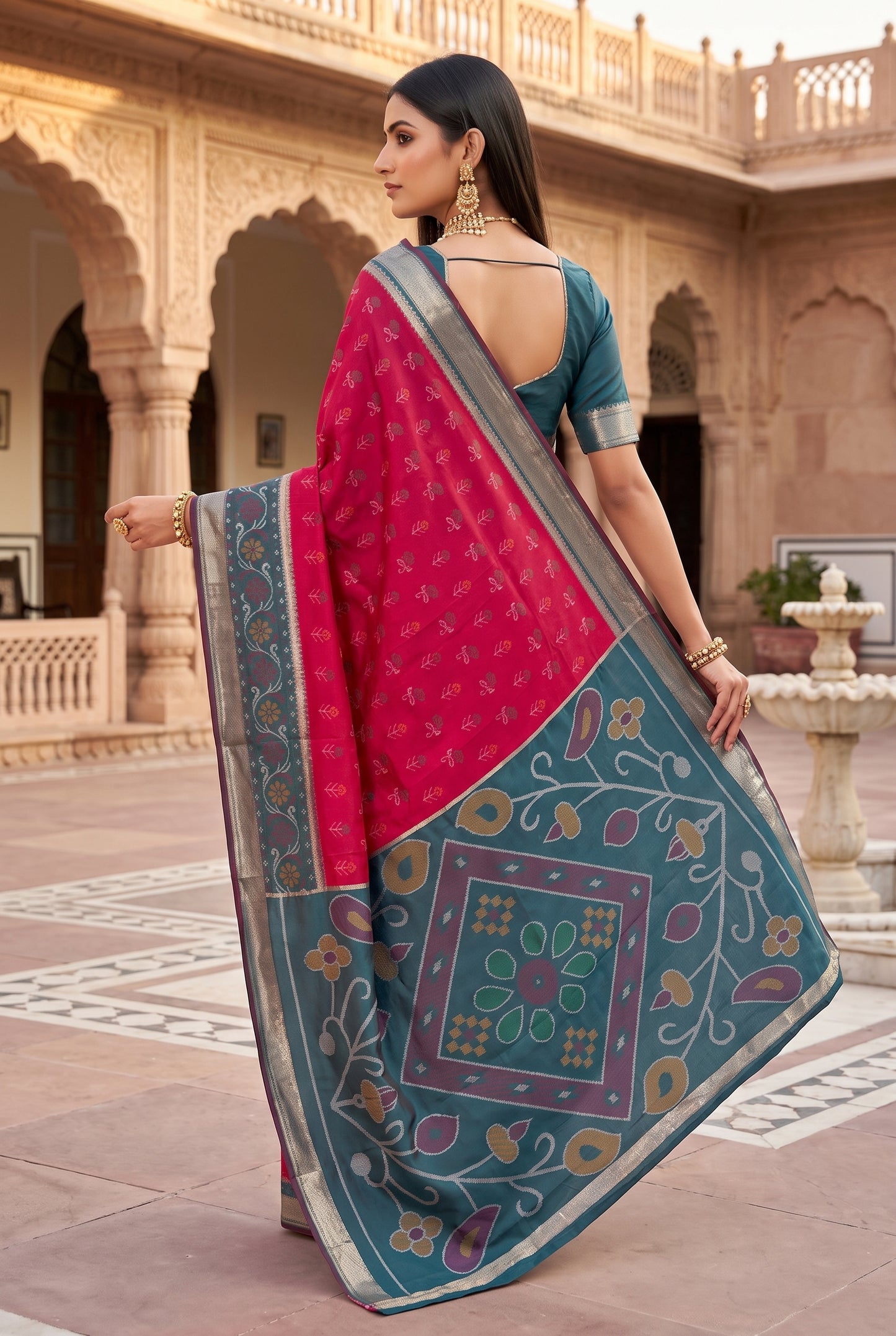 Catalogue Designer Pochampalli Silk Saree