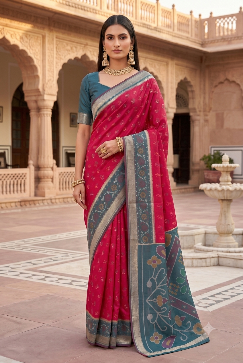 Catalogue Designer Pochampalli Silk Saree